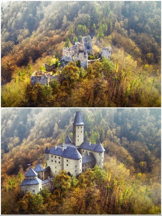 ТОП-7 конструкций старинных замков до их превращения в руины