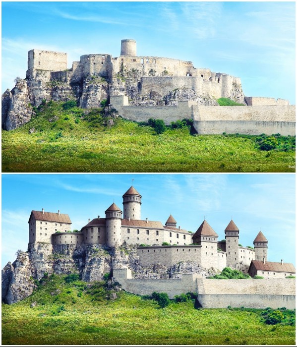 ТОП-7 конструкций старинных замков до их превращения в руины
