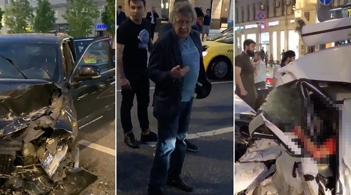 Авария, которую устроил Михаил Ефремов, попала на видео