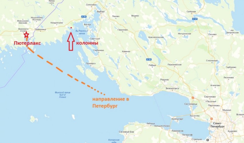 Колонны выборгского залива