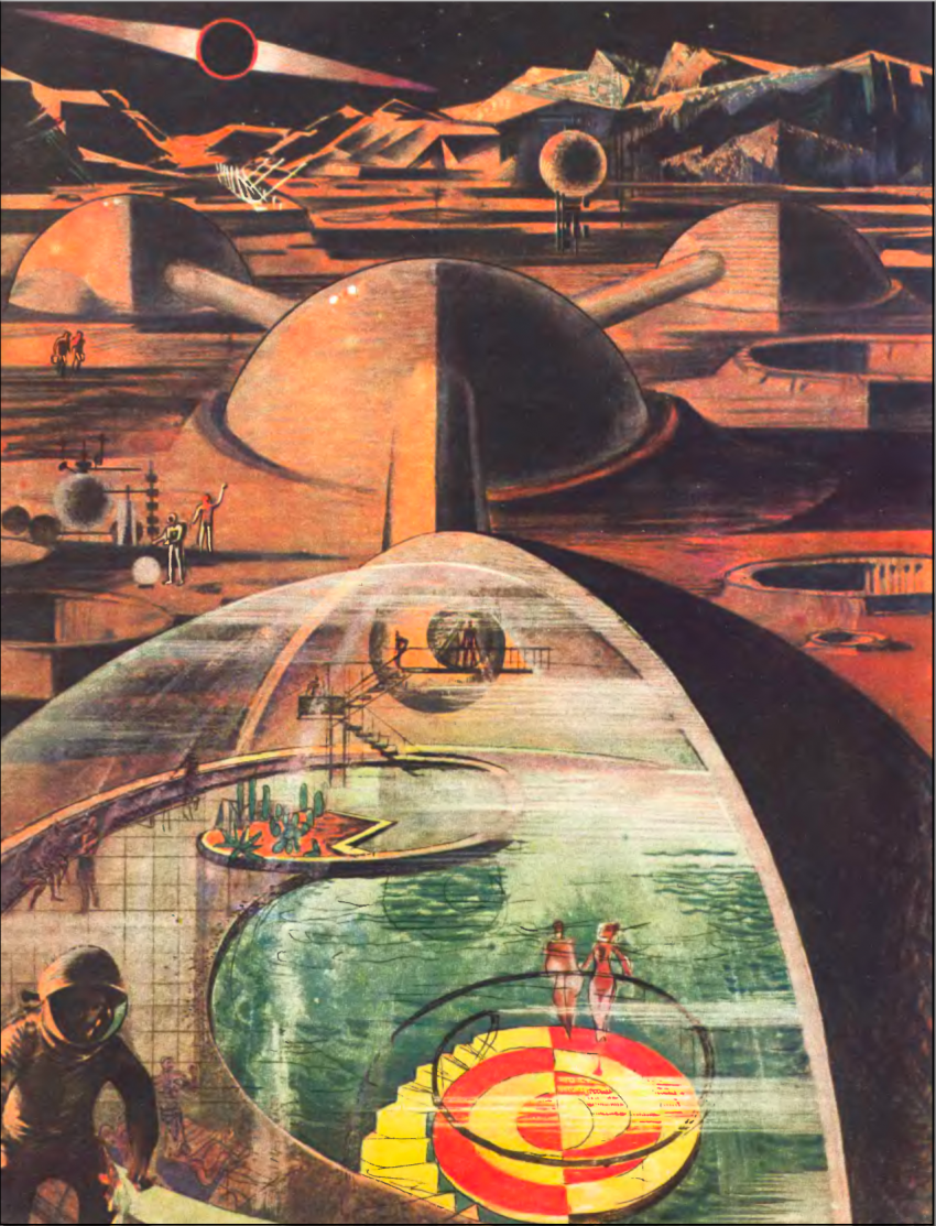 Колонизация космоса в изображении советских журналов и Циолковского