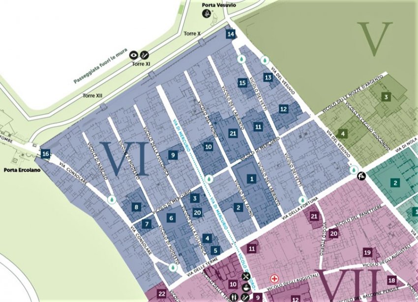 Как выглядели богатые дома в Помпеях