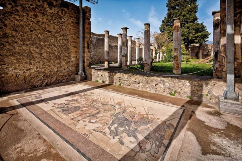 Как выглядели богатые дома в Помпеях