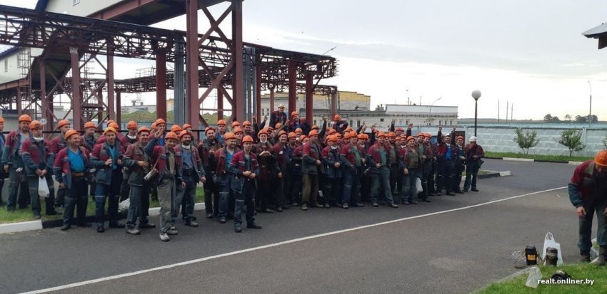 Как в Беларуси бастуют заводы