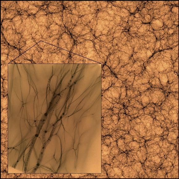 Компьютерное моделирование показало внешний вид загадочной темной материи