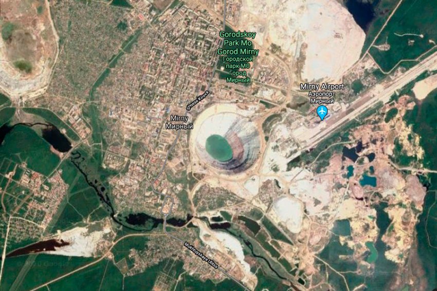 Якутский город на краю большой дыры