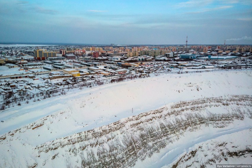 Якутский город на краю большой дыры
