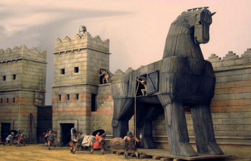 "Троянский конь" - каков смысл и происхождение этого значения?