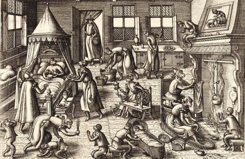 Сенжери: смысловое значение обезьян в живописи