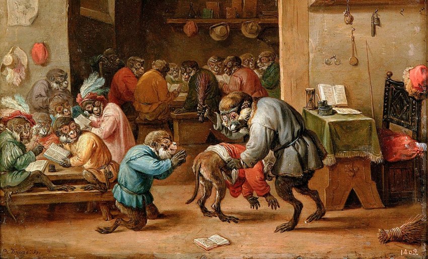 Сенжери: смысловое значение обезьян в живописи