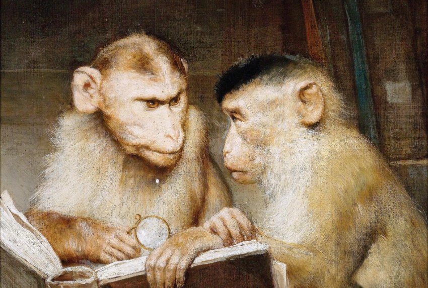 Сенжери: смысловое значение обезьян в живописи