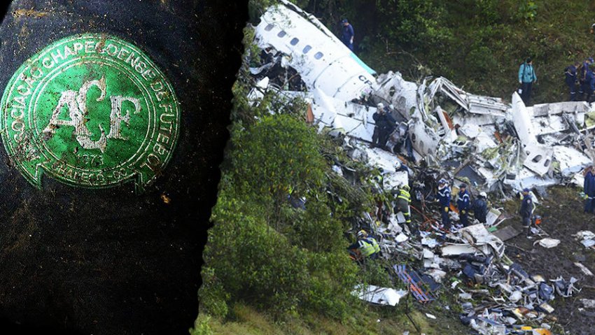 В Бразилии разбился самолет с футболистами местной команды на борту