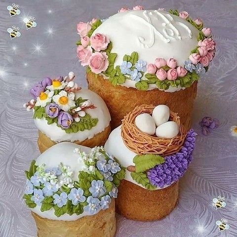 Как красиво оформить пасхальные куличи в 2021 году