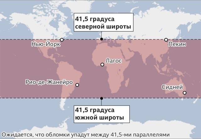 Китайская ракета-носитель потеряла контроль и скоро войдёт в земную атмосферу