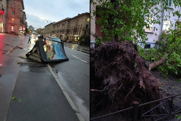 Мощный ураган пронесся по Санкт-Петербургу и оставил после себя неприятные воспоминания