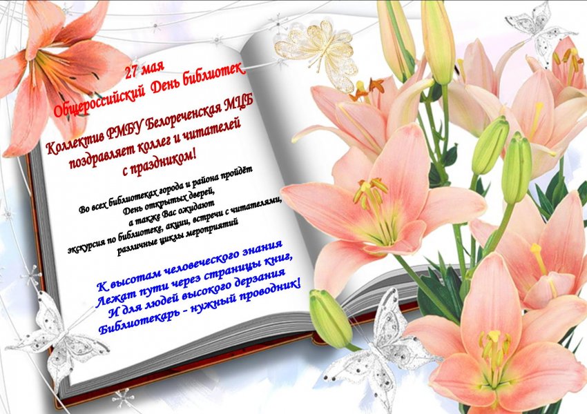 Всероссийский День библиотекаря отмечают 27 мая