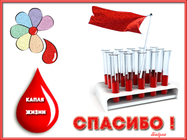 Всемирный день донора крови отмечают 14 июня
