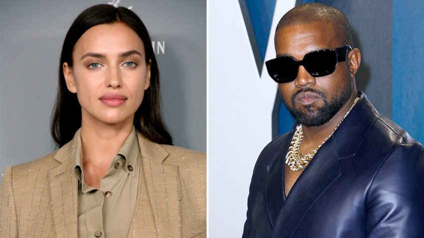 Российская модель Ирина Шейк встречается с американским рэпером Канье Уэстом