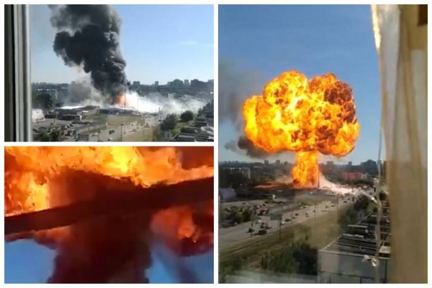 Установлена причина взрыва и пожара на АЗС в Новосибирске, от которого пострадали 30 человек