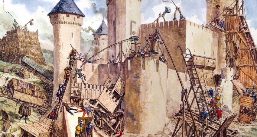 Древние метательные машины: чем стрелять из катапульты и стоит ли игра камней