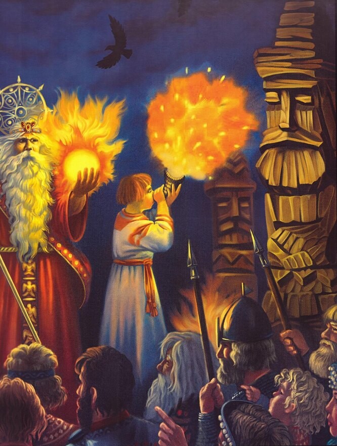 Огненно-световые обряды славян