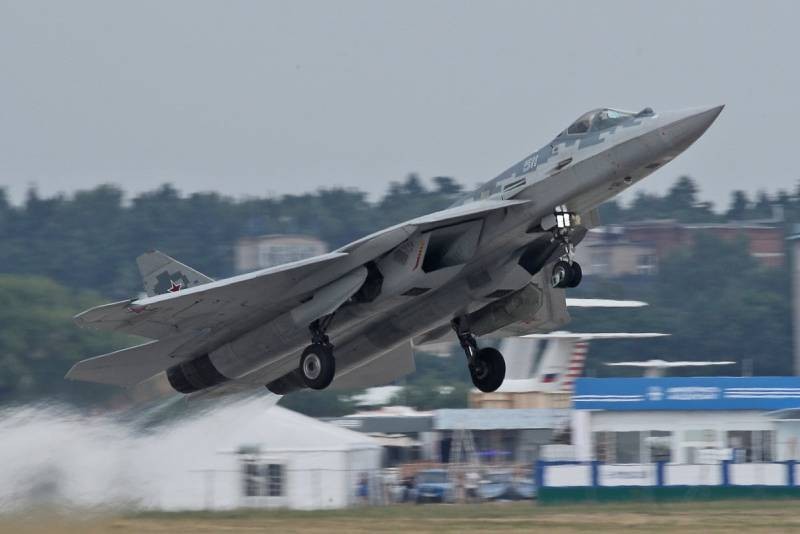 На открытии МАКС-2021 презентовали новый российский истребитель На открытии МАКС-2021 презентовали новый российский истребитель