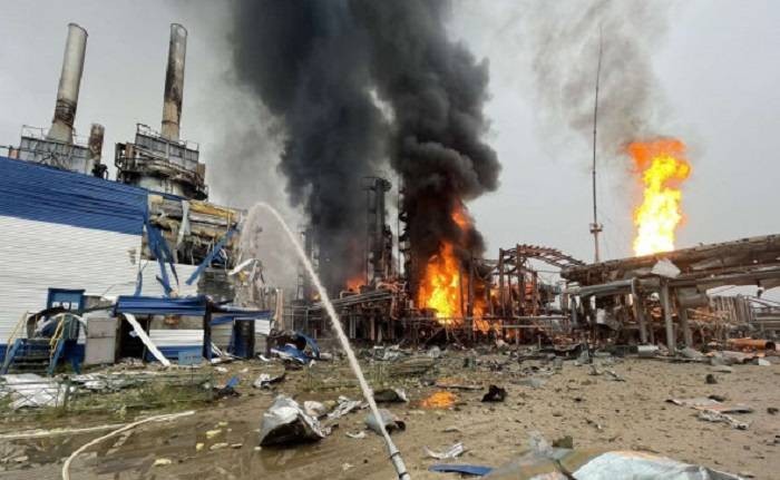 На газохимическом комплексе «Газпрома», недалеко от Нового Уренгоя, был потушен пожар