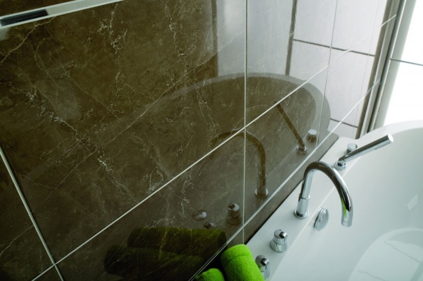 Мрамор в интерьере. Плитка Porcelanosa Kali – уникальная имитация натурального мрамора.