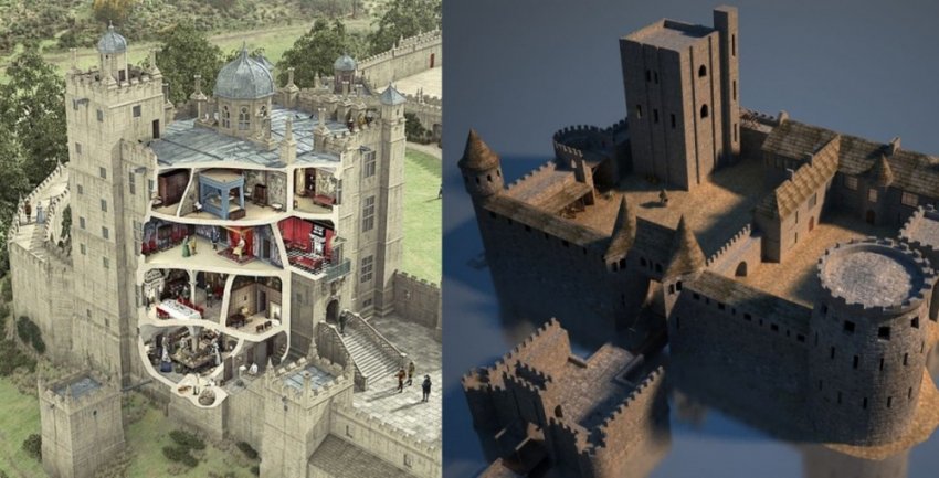 Что было необходимо для постройки замка?