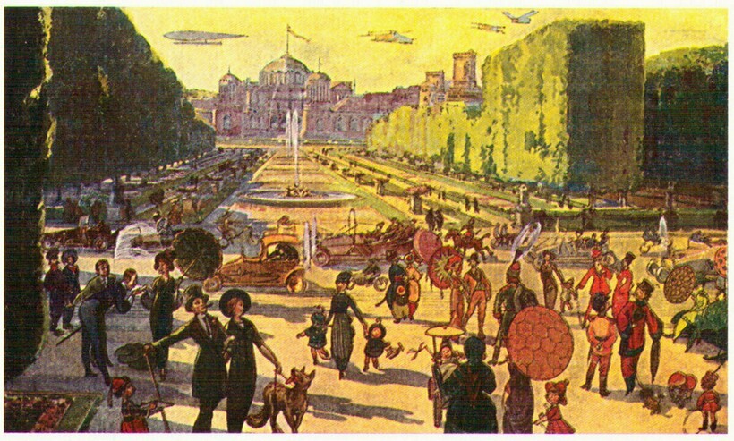 Москва через 300 лет: Как представляли будущее России в 1914 году