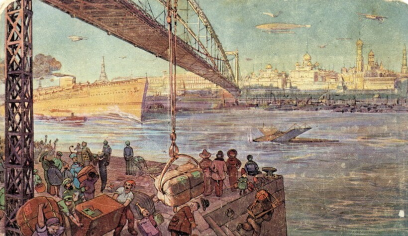 Москва через 300 лет: Как представляли будущее России в 1914 году