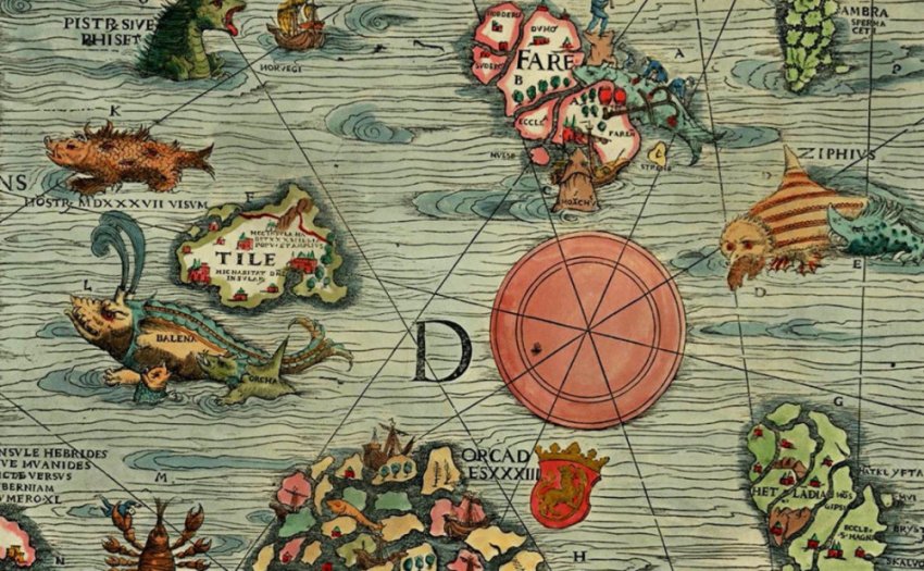 Острова призраки на старых картах