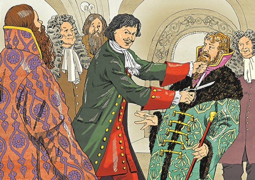 Как Пётр 1 навязывал русским европейскую культуру