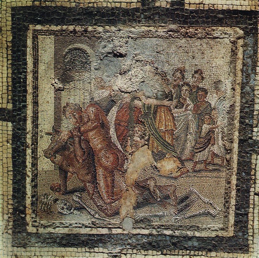 Удивительные мозаики из Помпей