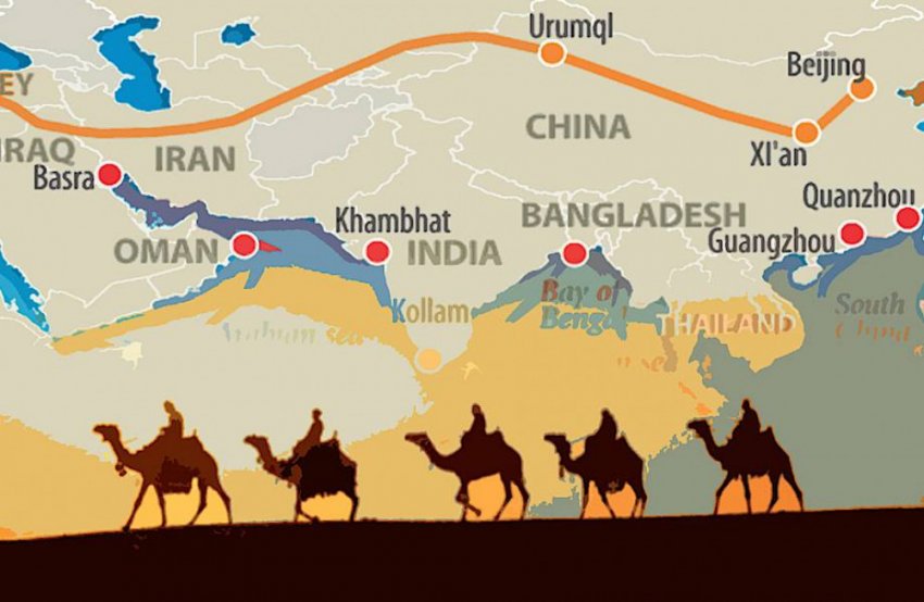 Шёлковый путь: торговая сеть между Азией и Европой