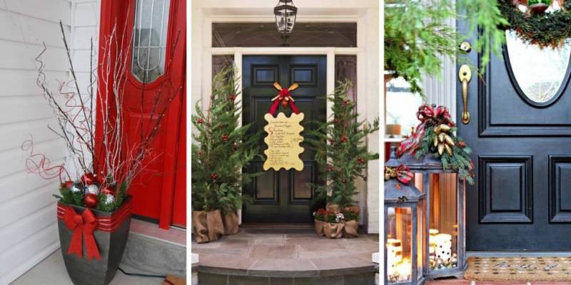 Самые яркие идеи новогоднего декора 2022 окон, лестницы и дверей