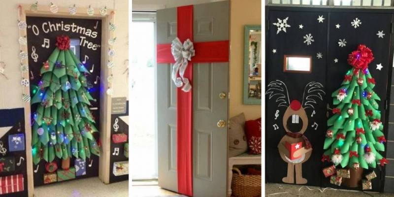 Самые яркие идеи новогоднего декора 2022 окон, лестницы и дверей