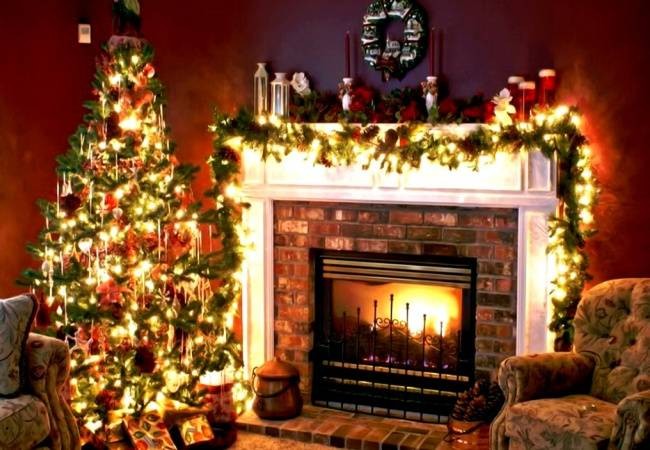 Самые яркие идеи новогоднего декора 2022 окон, лестницы и дверей