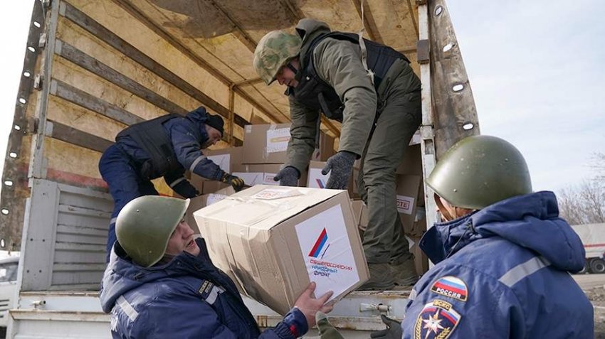 Карта освобождения российскими войсками населенных пунктов от националистов на Украине